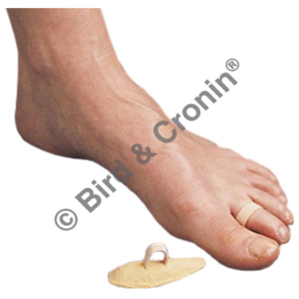 Bird & Cronin Crest Pad Toe Suede Leather Beige Size Small Right 3/Package - 48458162