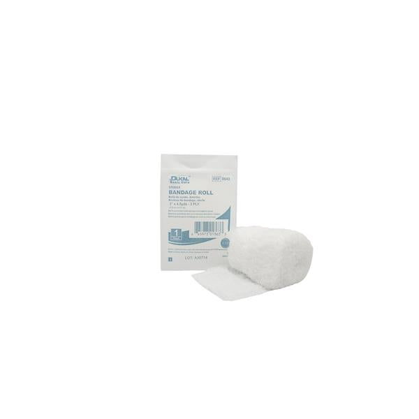 Dukal Corporation Bandage 3"X4.5Yd Gauze Fluff Roll Sterile 96/Case - 8643