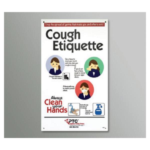 HPTC Sign Educational Cep Coughing Etiquette Ea - CEP