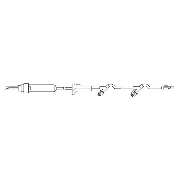 Medsource International Iv Administration Set Needleless 2 Ports 83" 10 Drops/Ml Ea, 50 Ea/Ca - MS-83210