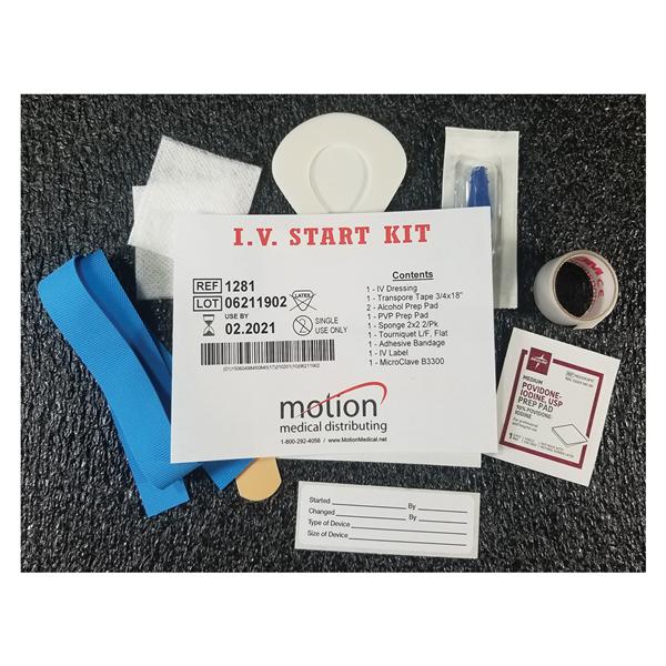 Motion Medical Distributing Kit Iv Starter 100/Case - 1281