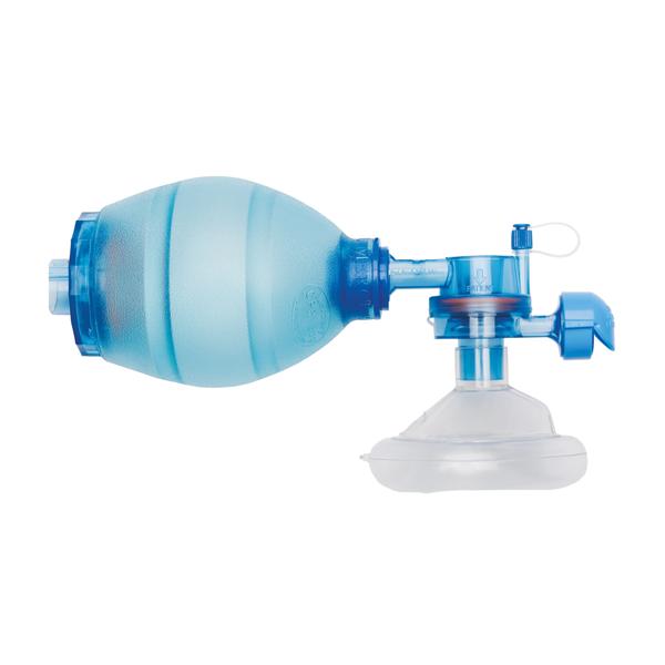 Mercury Medical Resuscitator Bag Valve Mask Cpr-2 Adult Blue Ea, 6 Ea/Bx - 1056004