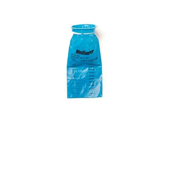 Medsource International Bag Emesis Plastic 1000Cc Blue 24/Pk, 6 Pk/Ca - MS-17370