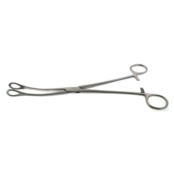 Hermann Medizentechnik Forcep Sponge Foerster 9-1/2" Serrated Curved Stainless Steel Ea - BR16-17125