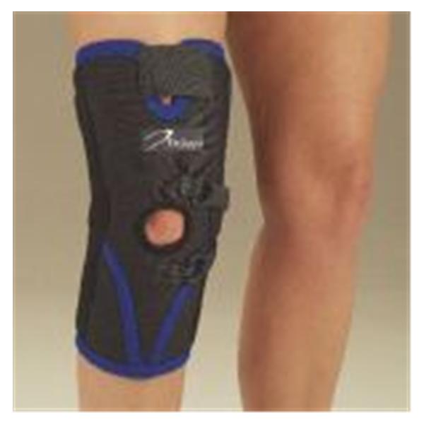 Deroyal Industries Inc Stabilizer Adult Patellar 1/8" Neoprene Black/Blue Size Medium Right Ea - NEP779373R