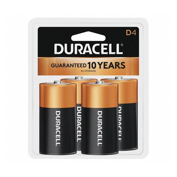 Duracell Co USA Battery Size D Duracell 4/Pk, 12 Pk/Ca - MN1300R4Z