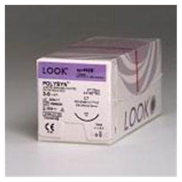 Look/Div Surgical Specialties Suture 4-0 Polyglycolic Acid Dscm16 Polysyn Undyed 18" Braid 12/Bx - G835N