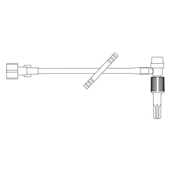 Baxter Healthcare Iv Extension Set 7.9" Male Luer Lock Adapter/Retractable Collar 48/Ca - 2C8634