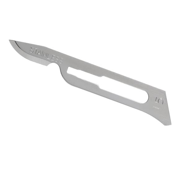 Myco Medical Supplies Blade Surgical Glassvan #15C Stainless Steel Non-Sterile 100/Bx - 3001T-15C