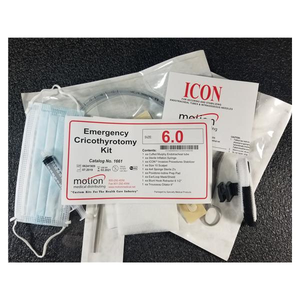 Motion Medical Distributing Kit Cricothyrotomy 6.0Mm Each - 1661