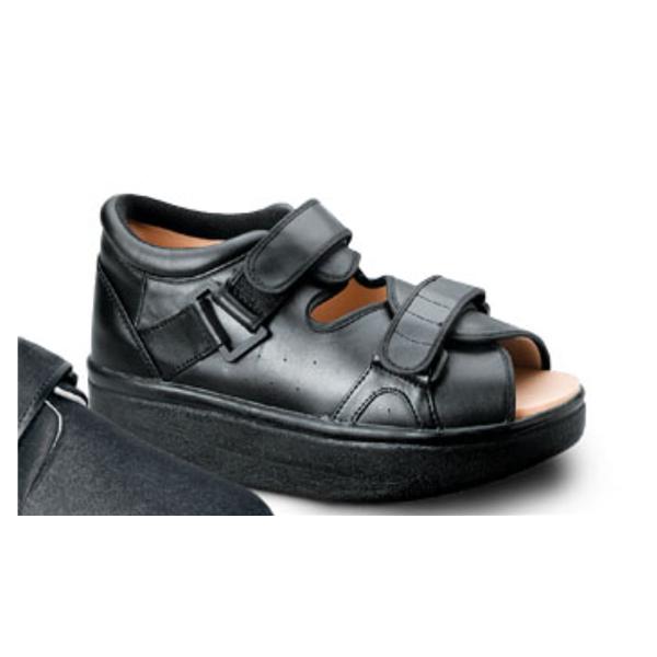 Darco International Inc Shoe Wound Care Wcs Leather Blk 4Mlt Insl Men 6-7.5/Women 6-8.5 Size Small 1/Pr - WCS1B
