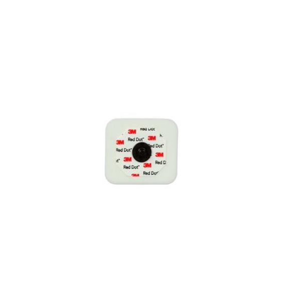 3M Healthcare Electrode Electrocardio Red Dot 4X3-1/2Cm Foam/Tape/Sticky Gel 20X50/Case - 2570