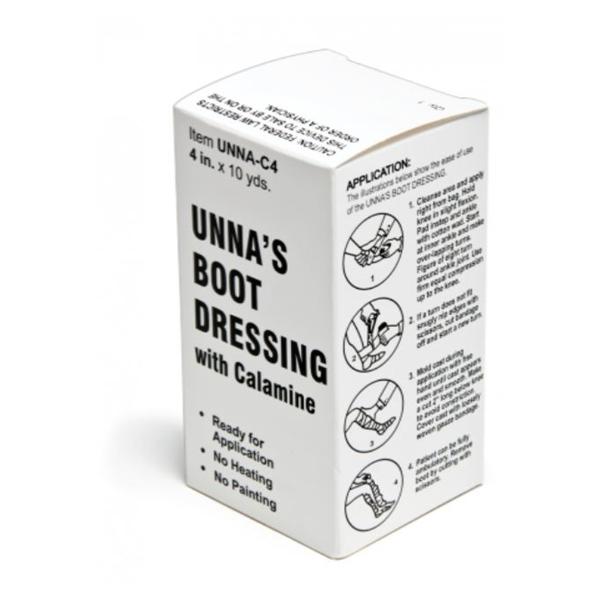 Graham-Field/Everest &Jennings Bandage Unna Boot Zinc Paste/Calamine 4"X10Yd 12/Bx - UNNA-C4