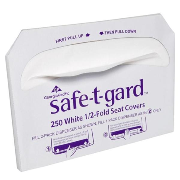 Georgia Pacific Cover Toilet Seat Safe-T-Gard White 20/Ca - 47046