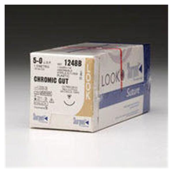 Look/Div Surgical Specialties Suture 2-0 Chromic Gut C-7 Undyed 27" Monofilament 12/Bx - 561B