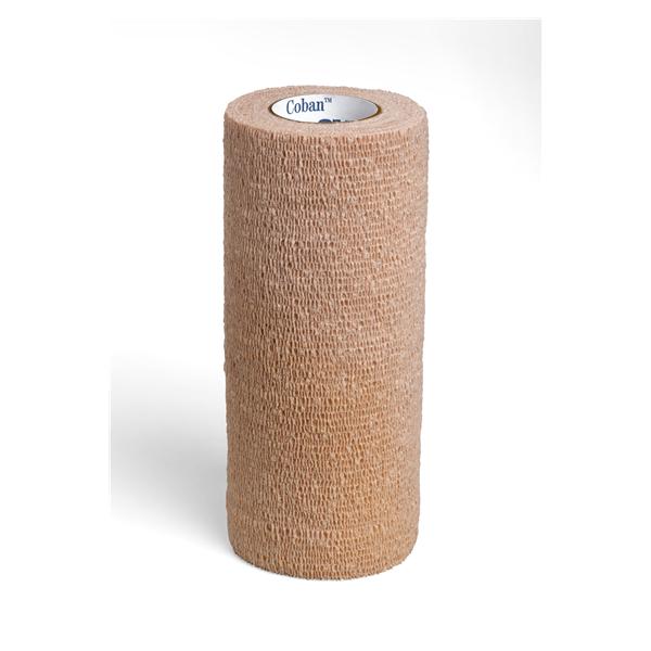 3M Healthcare Bandage Coban Wrap Elastic 6"X5Yd Latex Non-Sterile Tan 12/Ca - 1586