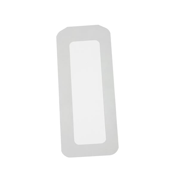 3M Healthcare Dressing Frame Style Tegaderm Flm 4X10" Strl Adhs Adherent Transparent Lf 20/Box, 4 Bx/Ca - 1627