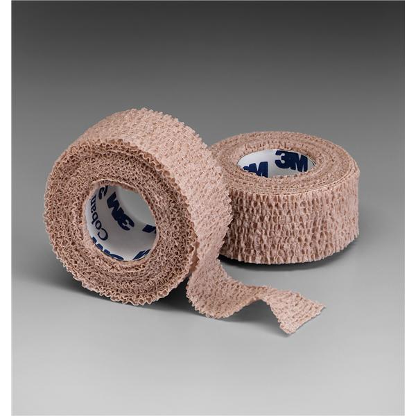 3M Healthcare Bandage Coban Wrap Elastic 1"X5Yd Latex Non-Sterile Tan 5/Pk, 6 Pk/Ca - 1581