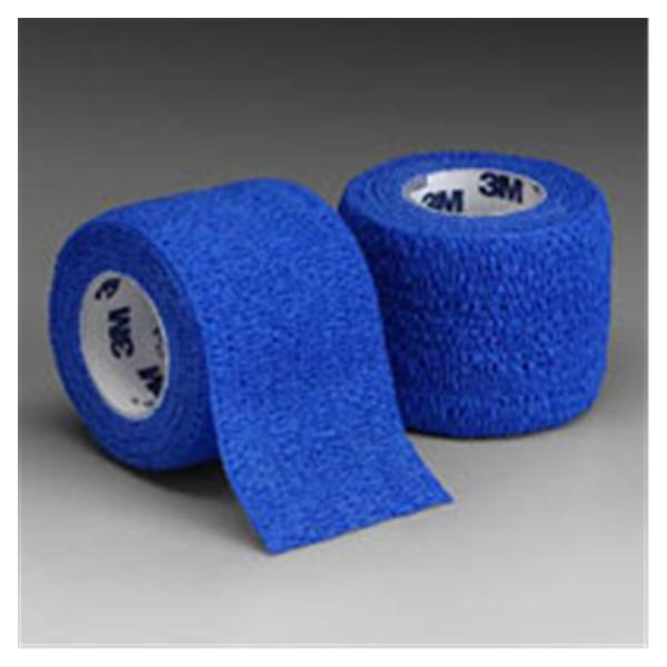 3M Healthcare Bandage Coban Wrap Elastic 2"X5Yd Latex Non-Sterile Blue 36/Ca - 1582B