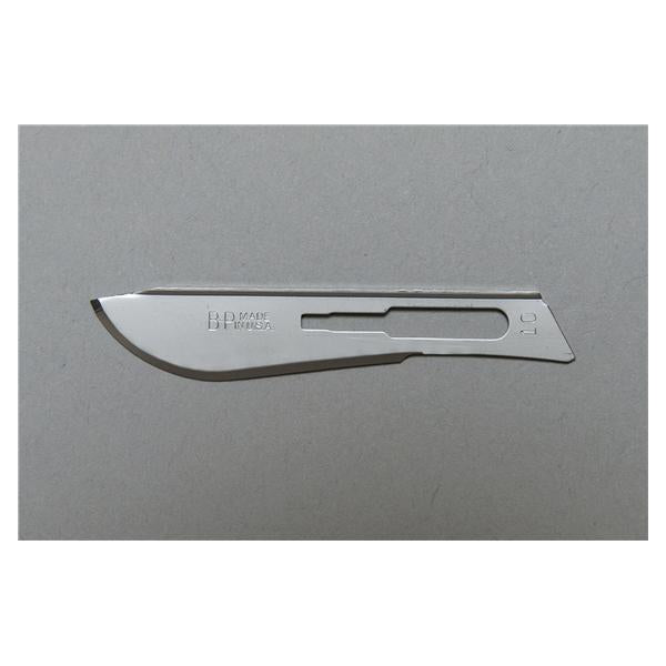 Bard Parker Blade Surgical Bard-Parker #10 Carbon Steel Sterile Disposable 50/Bx - 371110