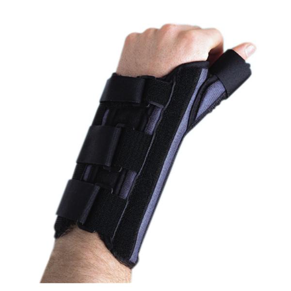 Breg. Splint Spica Adult Wrist/Thumb Black Size Large Left Ea - 10294