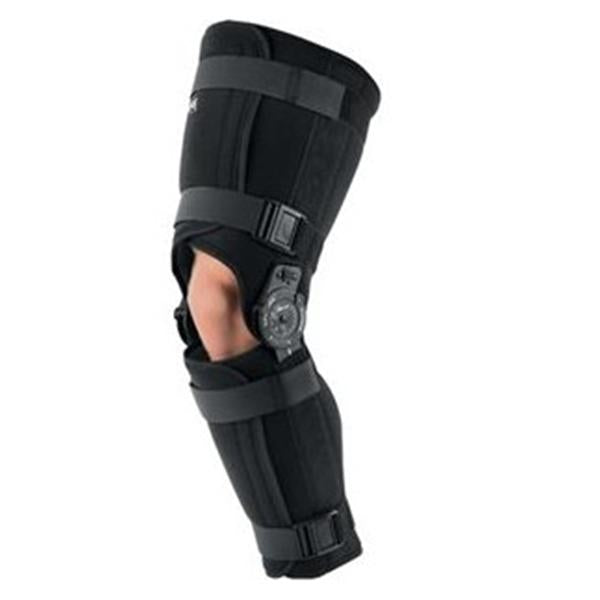 Breg. Brace Post-Op Quick-Fit Long Knee Foam Black Size Medium Ea - 153