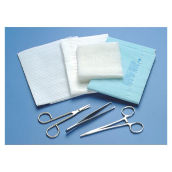Busse Hospital Disposable Tray Laceration Minor With Gauze/2 Absorbent Towels Lf Sterile Ea, 20 Ea/Ca - 750