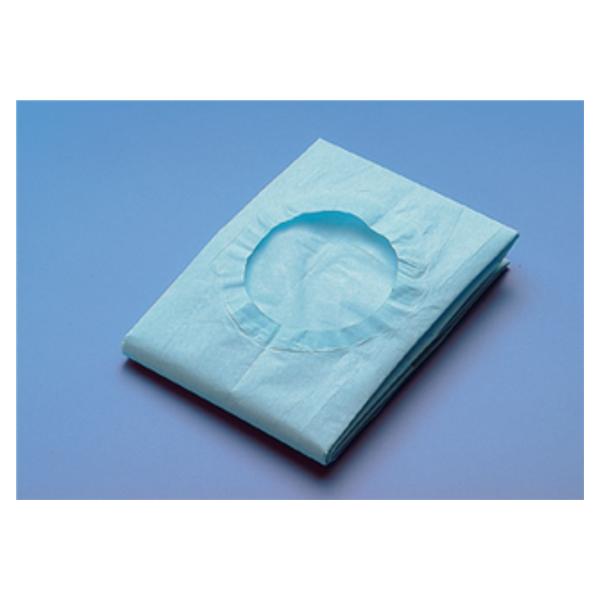 Busse Hospital Disposable Drape Towel 3" Fenestrated 18X26" 3-Ply Blue/White Sterile 50/Bx, 6 Bx/Ca - 697