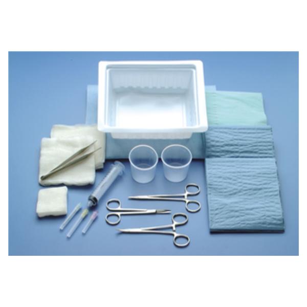 Busse Hospital Disposable Tray Laceration Er With Gauze/27Gx1-1/2" Needle Lf Ea, 20 Ea/Ca - 749