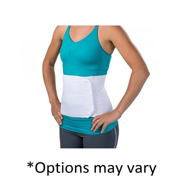 DJO Binder Compression Adult Abdominal Elastic White Size 12" Large Ea - 79-89327