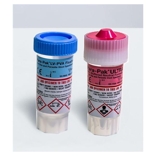 Meridian Diagnostics Para-Pak Pva/Formalin Transport System 10/Bx, 12 Bx/Ca - 300812