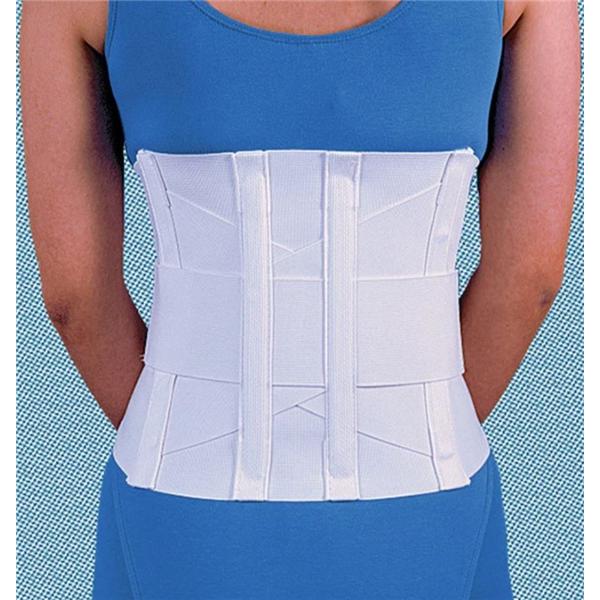 Frank Stubbs Co Inc Support Criss-Cross Back Elastic White Size Large Each - F003675