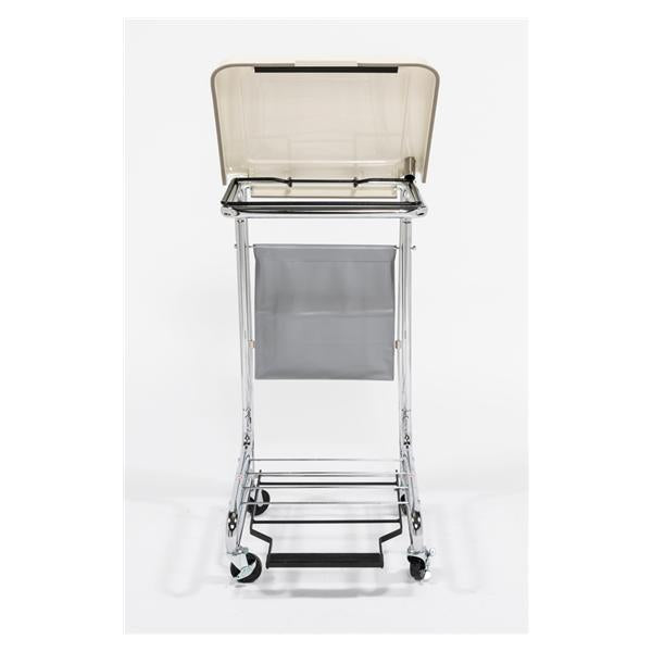 Blickman Industries Hamper Linen Chrome 18-5/8X19-1/2X37-3/4" Silver Ea - 962010000