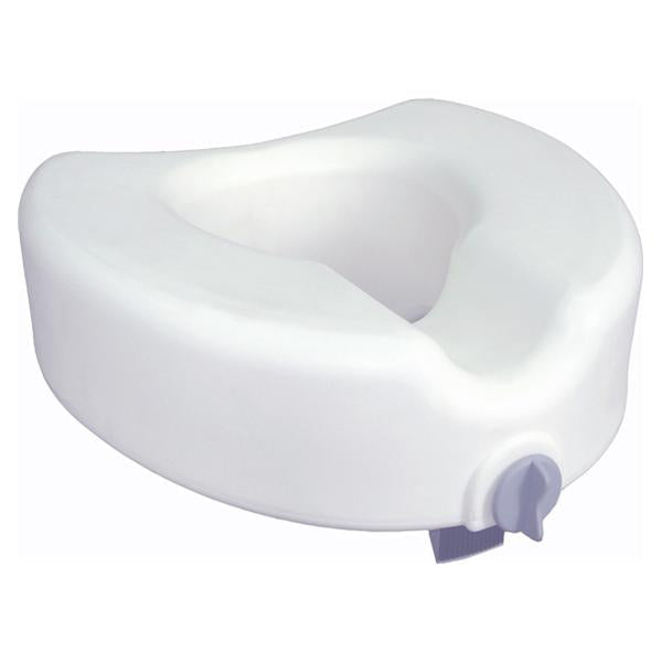 Drive Medical Designs Toilet Seat Elevating Premium 300Lb Capacity White 16.5X17X4.5" Locking 1/Ca - 12014