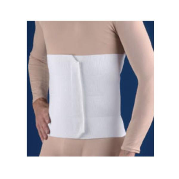 Fla Orthopedics Inc Binder Compression Fla Adult Abdominal Elastic Unsx 3Pnl White Size 9" Small Ea - 34-6304