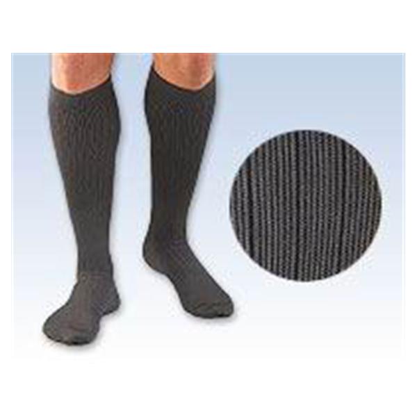 Fla Orthopedics Inc Dress Socks Compression Activa Knee High Cls Toe Md M Men 7.5-10 Pnstrp Gry Ea - H3452