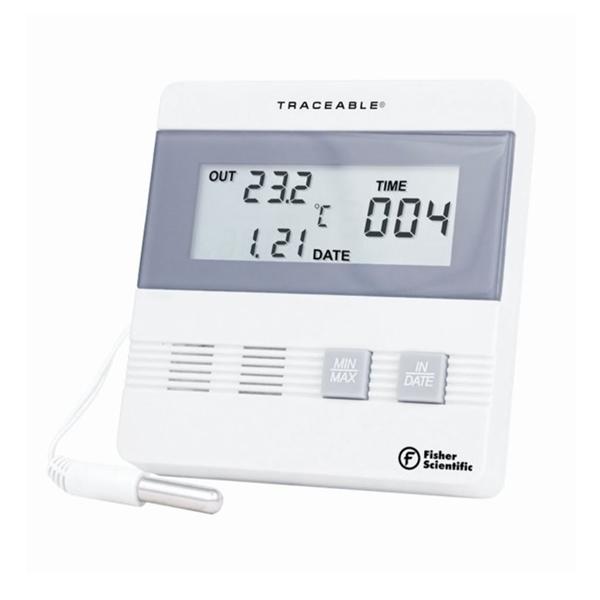 Fisher Scientific Co. Traceable Timer Thermometer Abs Plastic -40 To 80°C Ea - 1464826