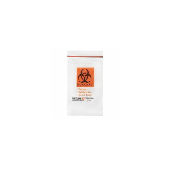 MiniGrip, Lab Guard Specimen Transport Bag Clear Double Zip Closure With 4-Wall 1000/Ca - SBL2R69B