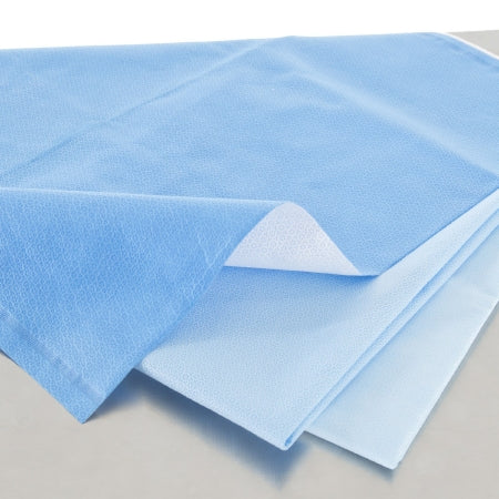 O&M Halyard Inc H600 HALYARD* QUICK CHECK* Sterilization Wrap White / Blue 54 X 54 Inch Dual Layer SMS Polypropylene - 34142
