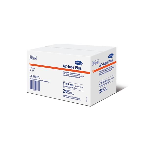 Hartmann USA Tape Athletic Ac Plus Cotton/Elastic 2"X5Yd Adhesive Beige 24Rls/Ca - 65210000
