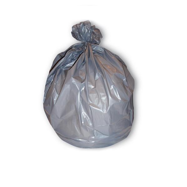 Heritage Bag Company Bag Trash Silver Sack 56Gal Lldpe 1-7/10Mil 43X48" Silver 50/Case - H8648WS