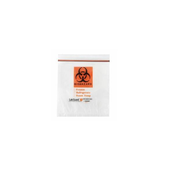 MiniGrip, Bag Specimen Lab Guard 8X8" Zpr W/ Pch Plstc Clr 1-3/4Mil Symbl Ns 1000/Ca - SBL2X88B