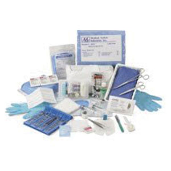 Advanced Medical Systems Kit Dressing Change With Vinyl Gloves In Wallet Powderfree/Drape 20/Case - AMS-6180CP