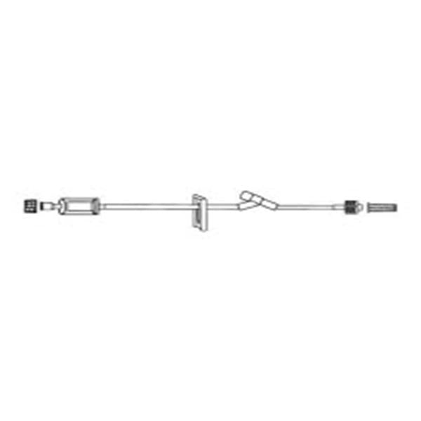 Advanced Medical Systems Iv Extension Set 14" Y-Injection Site: 6" Male/Female Luer Lock Ea, 50 Ea/Ca - AMS-426-1