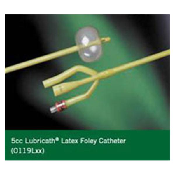 Bard Medical Division Catheter Foley Lubricath 22Fr 30Cc Medium Round Tip Rubber 3-Way 16" 12/Ca - 0125RL22