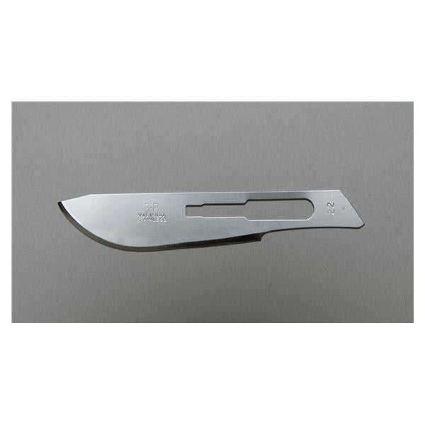 Bard Parker Blade Surgical Bard-Parker Standard/#22 Stainless Steel Sterile Disposable 50/Bx, 3 Bx/Ca - 371222