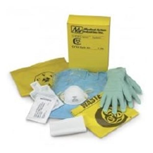 Medegen Medical Products, Kit Spill W/ Glv/Scp/Ggl 6/Case - 9258