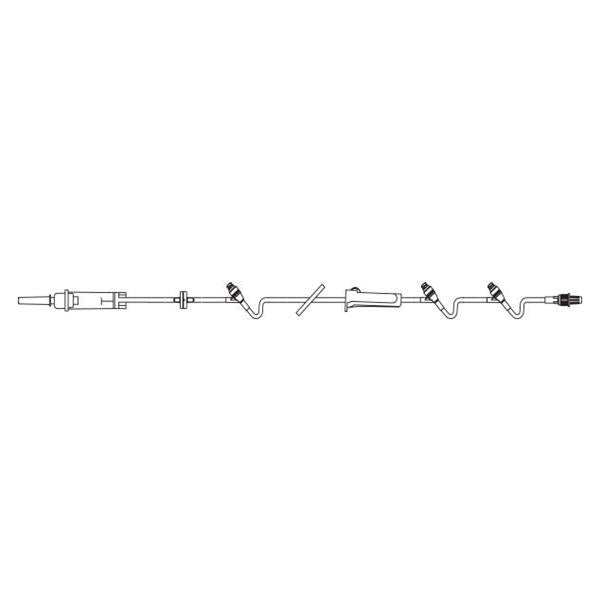Baxter Healthcare Iv Solution Set Continu-Flo 10Drp M Ll Adptr/Clr Primary Infusion Ea, 48 Ea/Ca - 2C8537