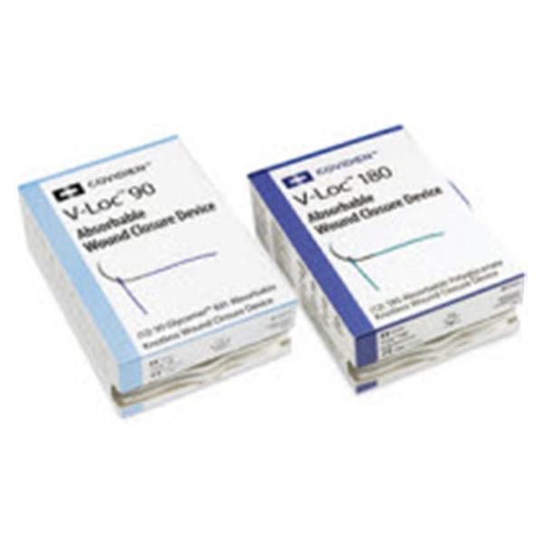 Medtronic MITG-Covidien Suture 4-0 Polyglyconate Cv-23 V-Loc 180 Green 12" Barbed Absorbable 12/Ca - VLOCL0813