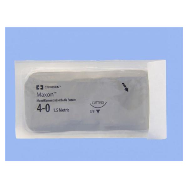 Medtronic MITG-Covidien Suture 4-0 Polyglyconate Copolymer C-14 Maxon Clear 30" Monofilament 36/Ca - 8886661831